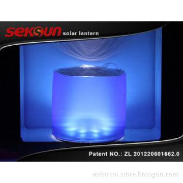 Colorful solar rechargeable 0.6W Inflatable Led Lantern ZL2